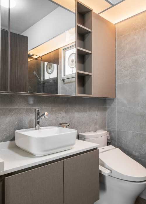 Contemporary Bathroom at 215b compassvale lane