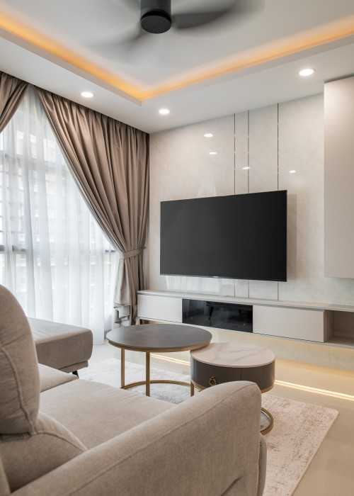 Contemporary Living Room at 215b compassvale lane