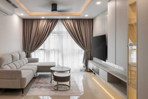 Contemporary Living Room at 215b compassvale lane