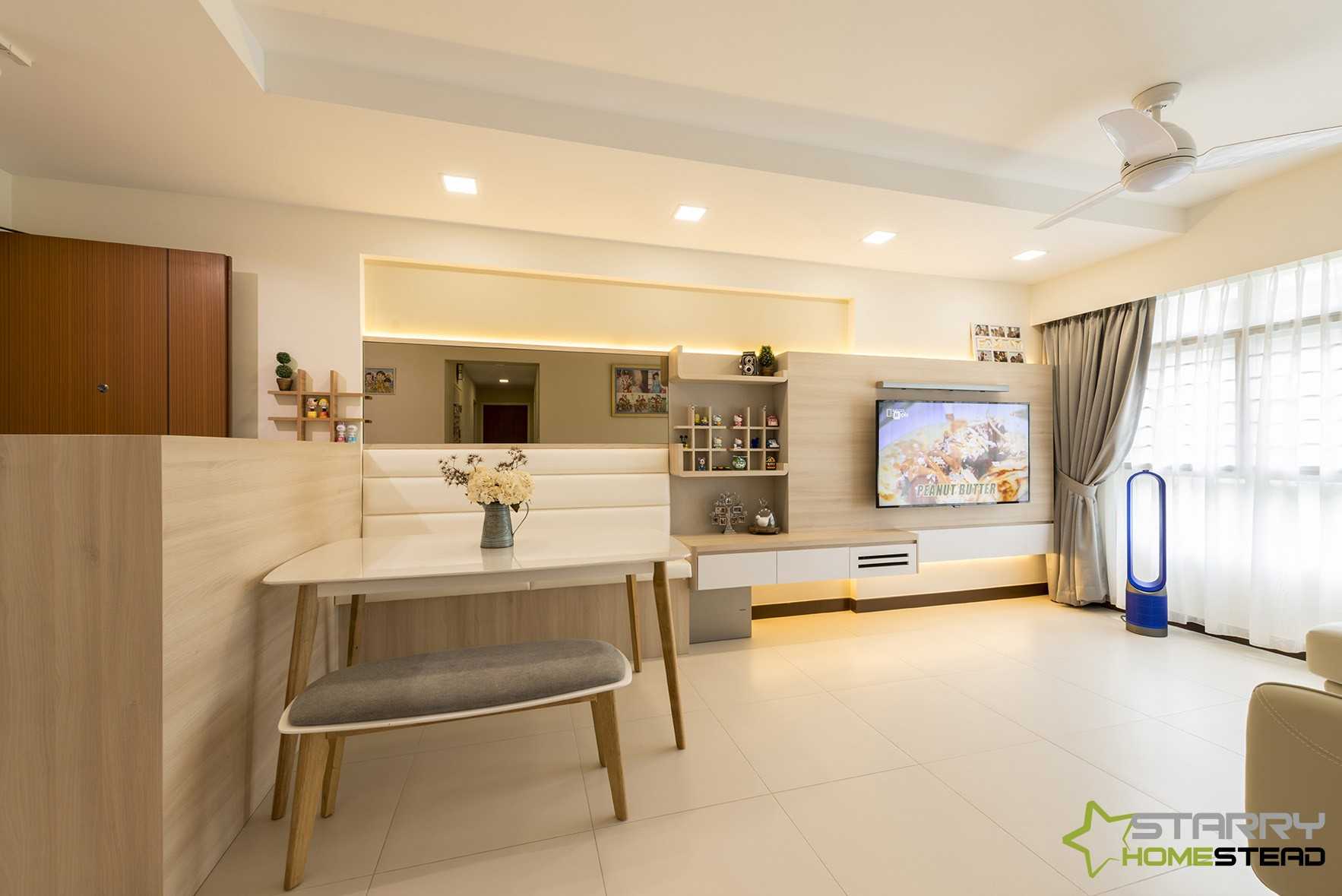 Modern Living Room with Settee and TV Console