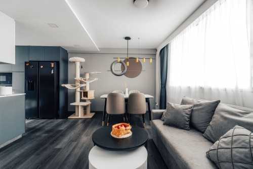 Contemporary Living Room at Bedok South Avenue 3