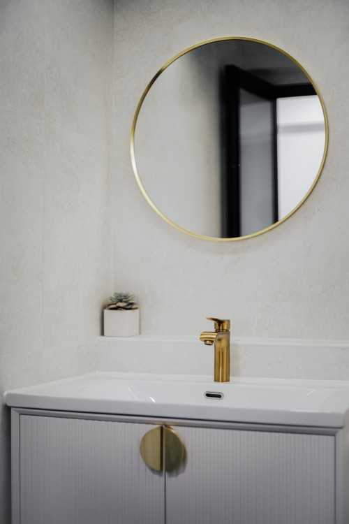 Minimalist Bathroom at Punggol Place