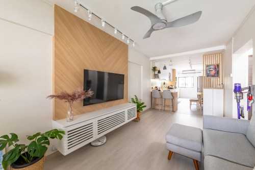 Scandinavian Living Room at 302 Ang Mo Kio