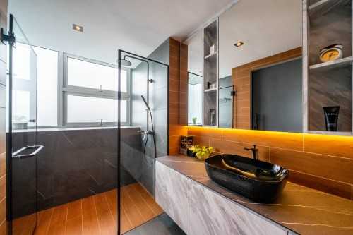 Modern Bathroom at 18 Ipoh Lane