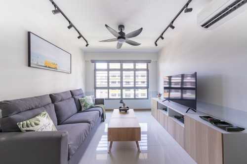 Minimalist Living Room at 620B Tampines