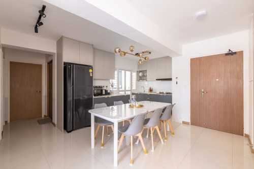 Minimalist Dining Room at 620B Tampines