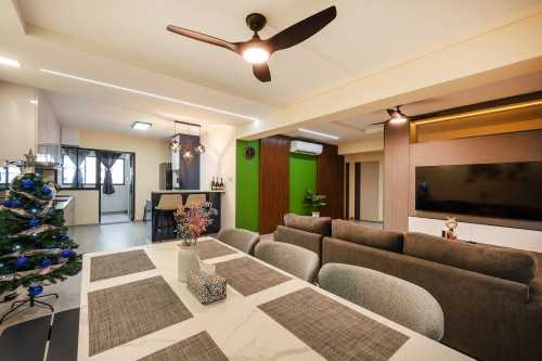 Contemporary Dining Room at Jalan Damai