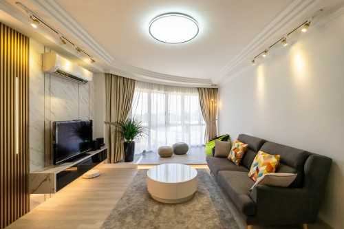 Contemporary Living Room at Ang Mo Kio | Bullion Park