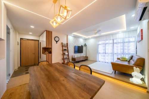 Modern Living Room at Tanglin Halt Road
