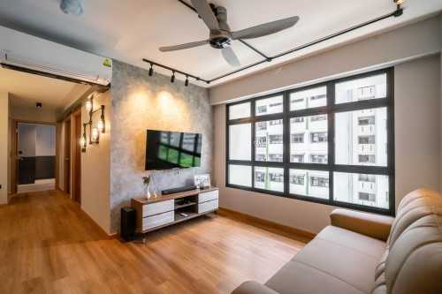 Modern Living Room at 111 Bidadari Drive