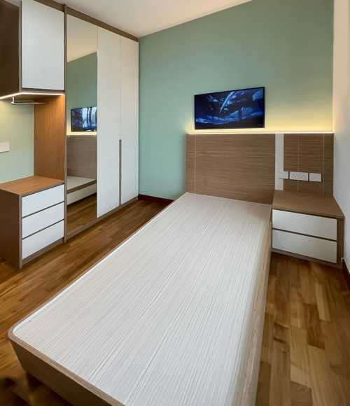 Scandinavian Bedroom at Skyville @ Dawson