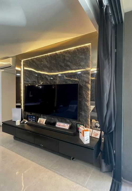Modern Living Room at The Tapestry