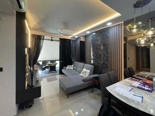 Modern Living Room at The Tapestry