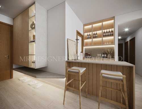 Scandinavian Entryway at Double bay residence