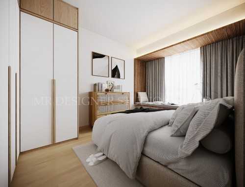 Scandinavian Bedroom at Double bay residence
