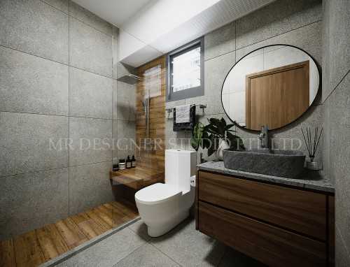 Contemporary Bathroom at punggol way 316B