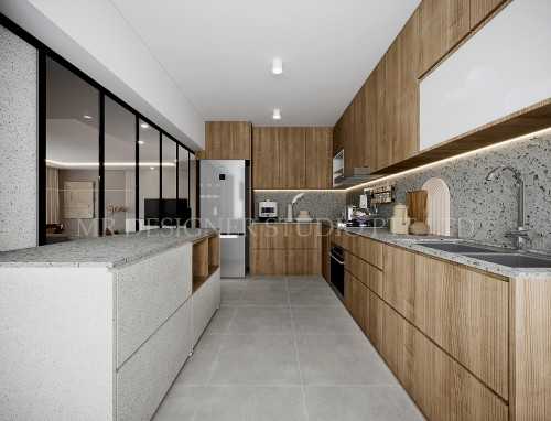 Contemporary Kitchen at punggol way 316B