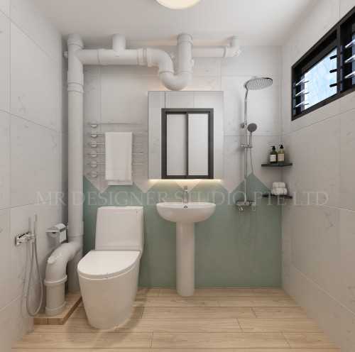 Scandinavian Bathroom at pasir ris 556