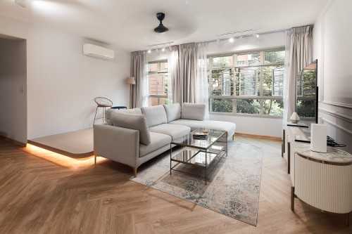 Contemporary Living Room at Tampines Street 45