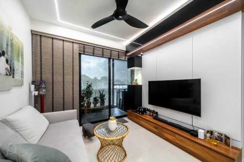 Modern Living Room at Kandis Residence