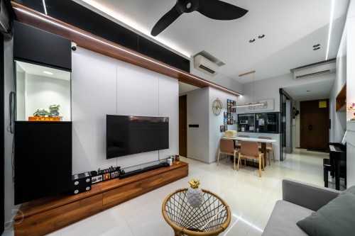 Modern Living Room at Kandis Residence