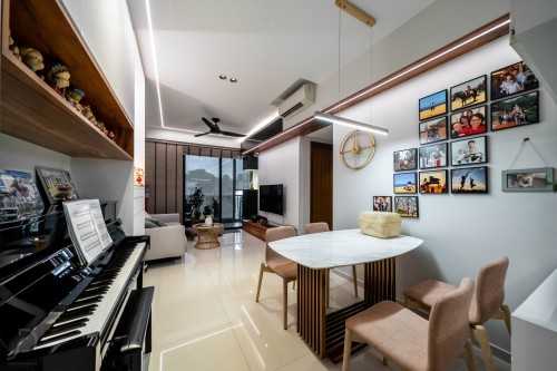 Modern Living Room at Kandis Residence