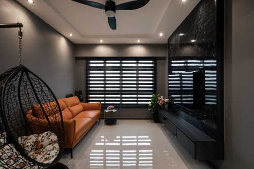 Contemporary Living Room at Tampines North Drive 1