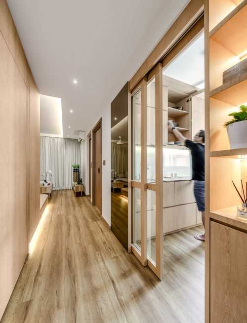 Scandinavian Hallway at Northshore Drive, Singapore