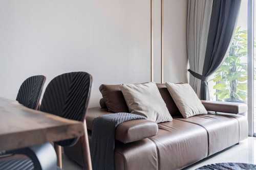Contemporary Living Room at Apartment at Sturdee Residences