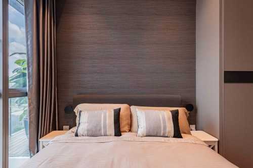 Contemporary Bedroom at Apartment at Sturdee Residences