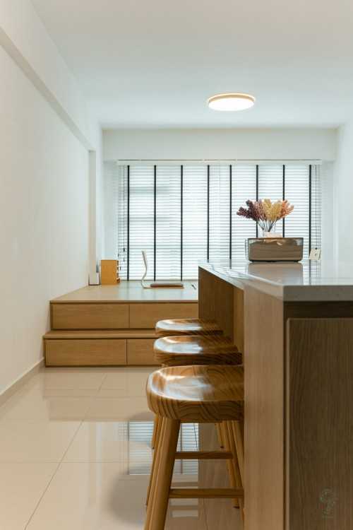 Scandinavian Living Room at 273A Punggol Place