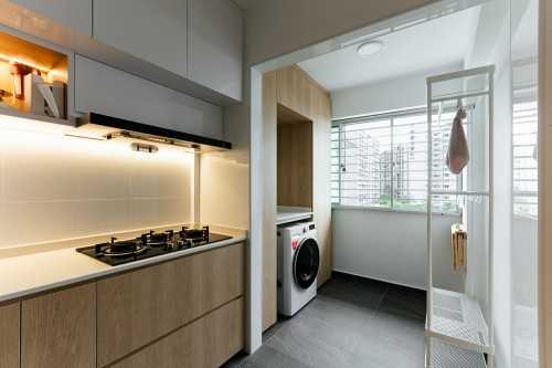 Scandinavian Kitchen at 273A Punggol Place