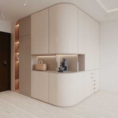 Modern Living Room at 624B tampines greenverge