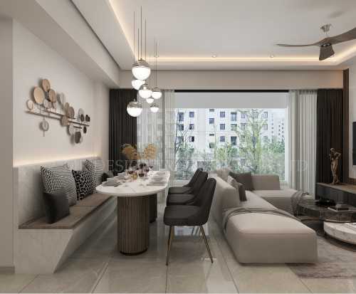 Scandinavian Living Room at lewis tan