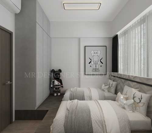 Scandinavian Bedroom at lewis tan