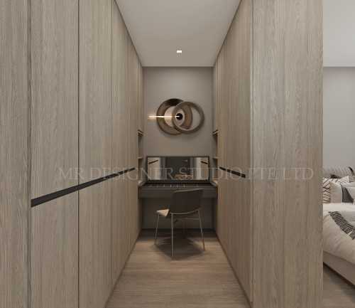 Scandinavian Walk-in Wardrobe at lewis tan