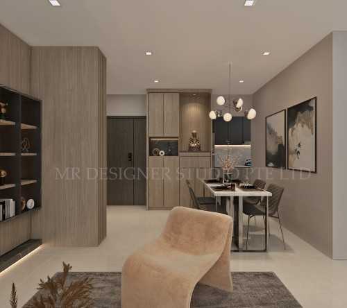 Scandinavian Living Room at lewis tan