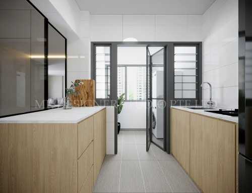 Contemporary Kitchen at yishun 476B