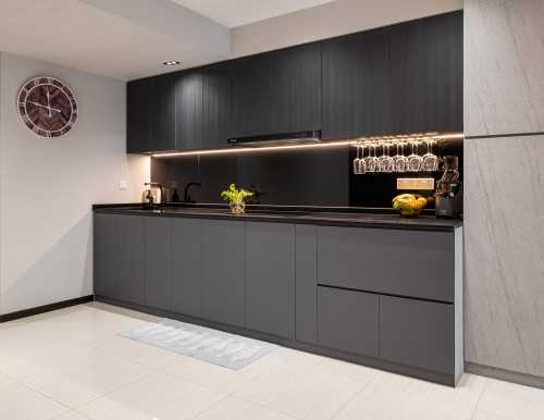 Modern Kitchen at sims urban oasis condo