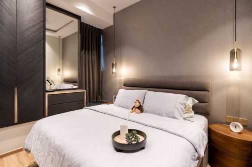 Minimalist Bedroom at 488 Upper East Coast Road, Venezio Condo