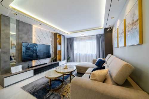 Modern Living Room at Telok Blangah | Blangah View