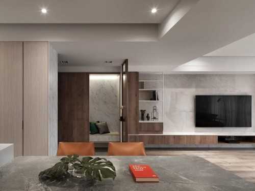 Contemporary Dining Room at Condo @ Paya Lebar