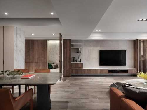 Contemporary Living Room at Condo @ Paya Lebar