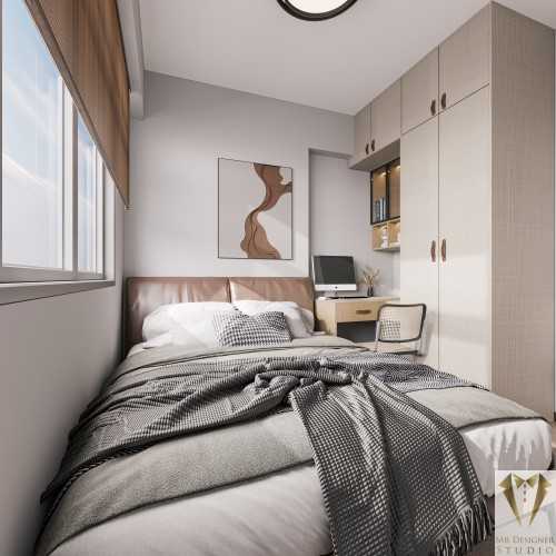 Contemporary Bedroom at 656b punggol east