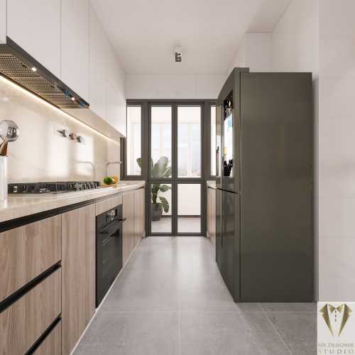 Contemporary Kitchen at 656b punggol east