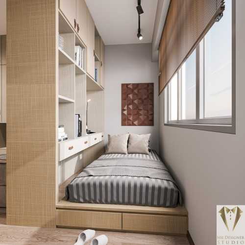 Contemporary Bedroom at 656b punggol east