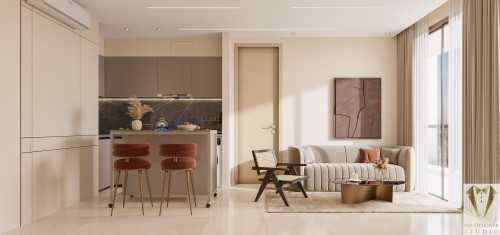 Modern Dining Room at eight suits residence