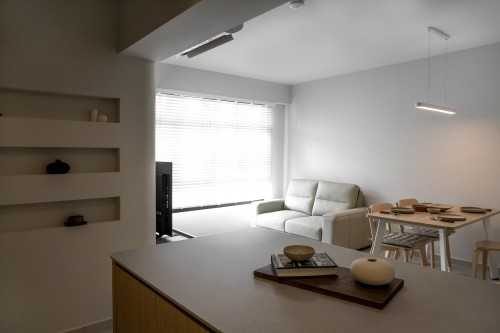 Scandinavian Living Room at Alkaff Crescent