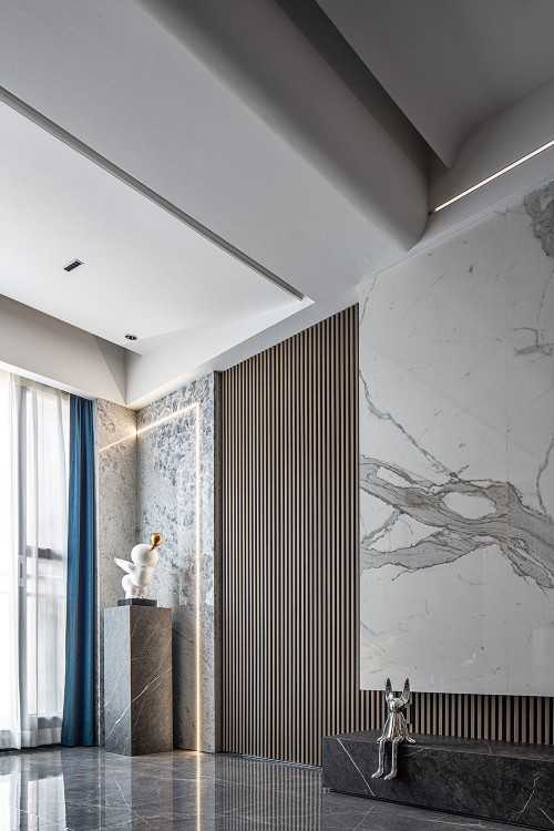 Contemporary Living Room at Condo @ Bukit Timah