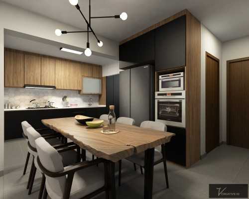 Modern Dining Room at Sumang Lane